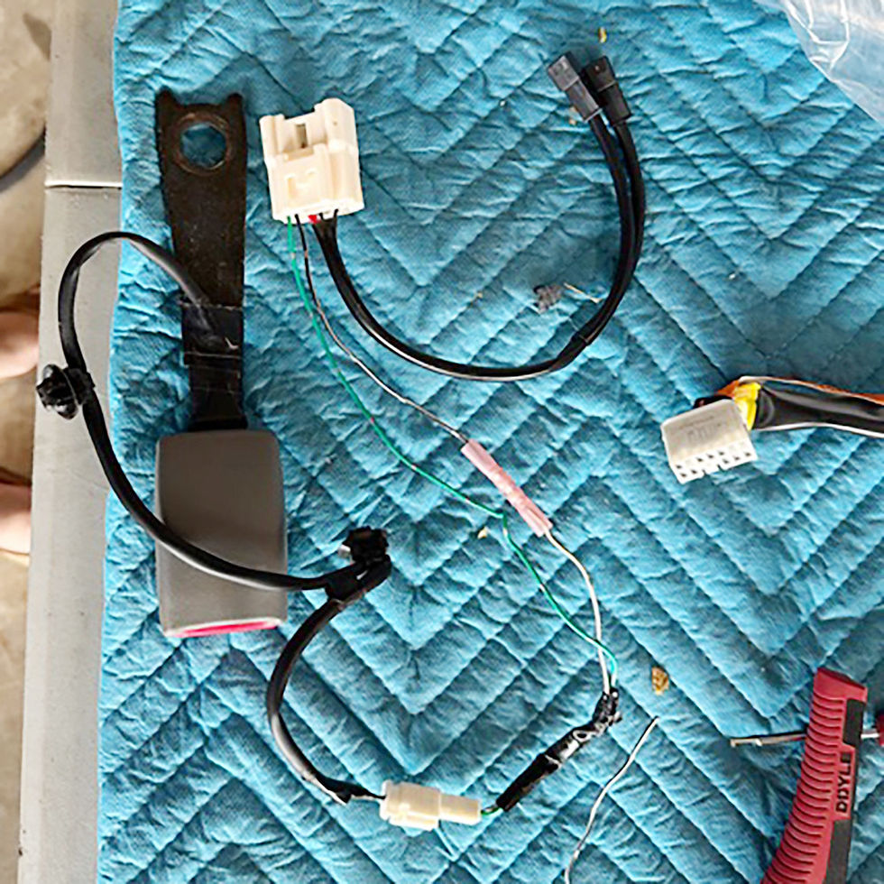 Although customer found a work around, all 100 series seat heater harnesses now come with the seat heater connector pre-wired. All using OEM connectors. 