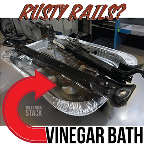 Rusty rails? Try and vinegar bath