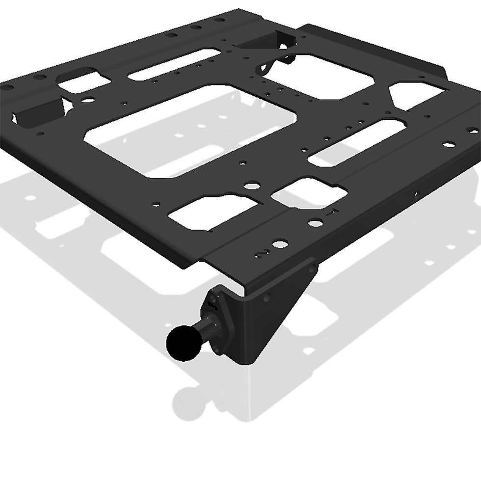 Thumbnail: Inner Transmission Tunnel Ram Mount Brackets