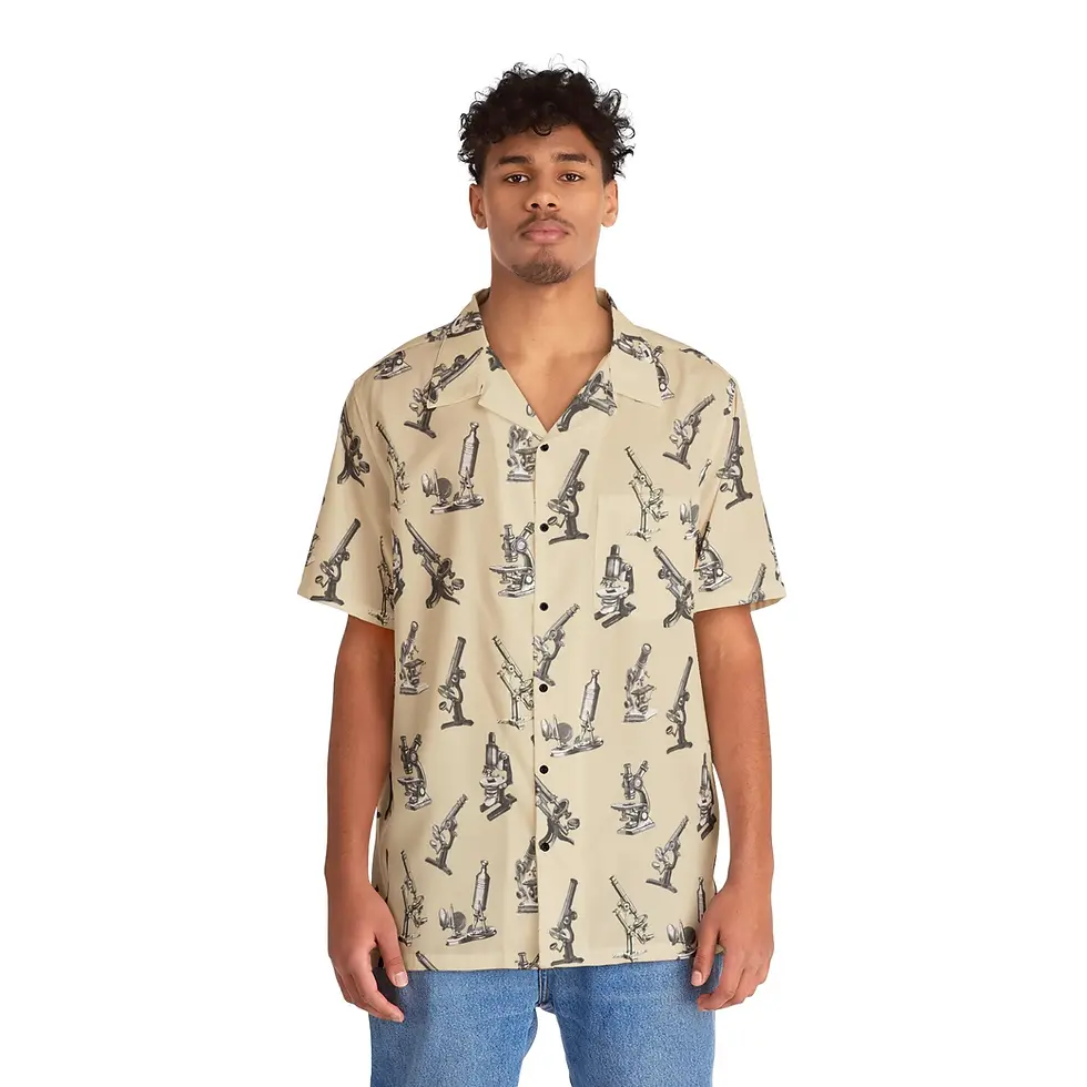Thumbnail: Antique Microscope Hawaiian-Style Shirt