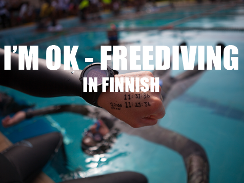 I'M OK - FREEDIVING