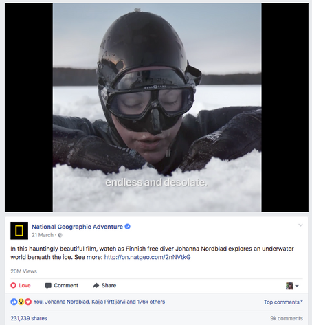 20 MILLION views on National Geographic Adventure