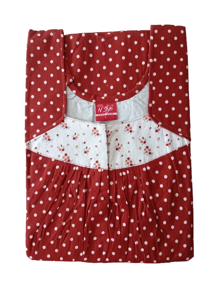 Thumbnail: N Style Pure Cotton Nighty