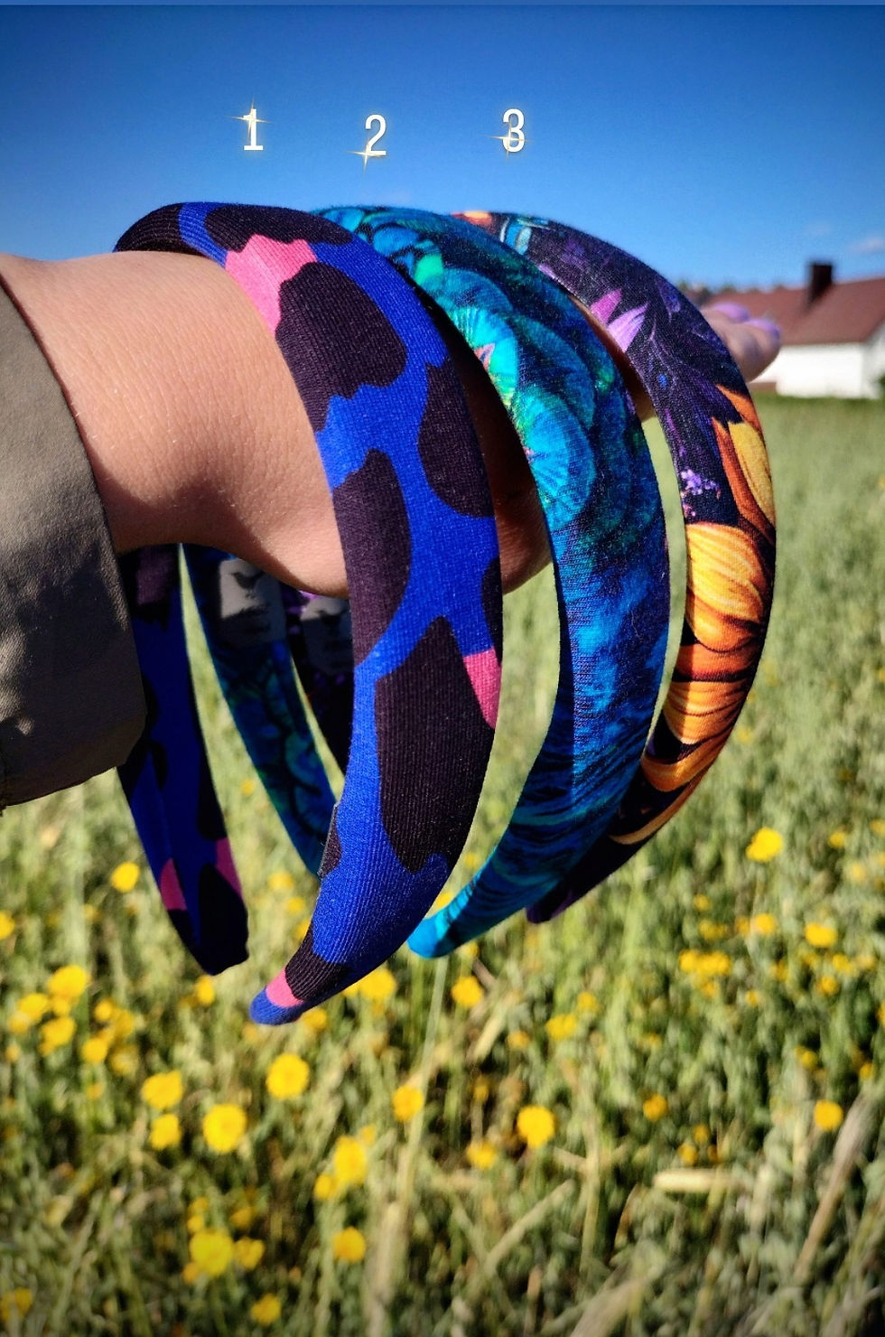 Opaska na głowę mini klasyk damska oraz dla dziecka