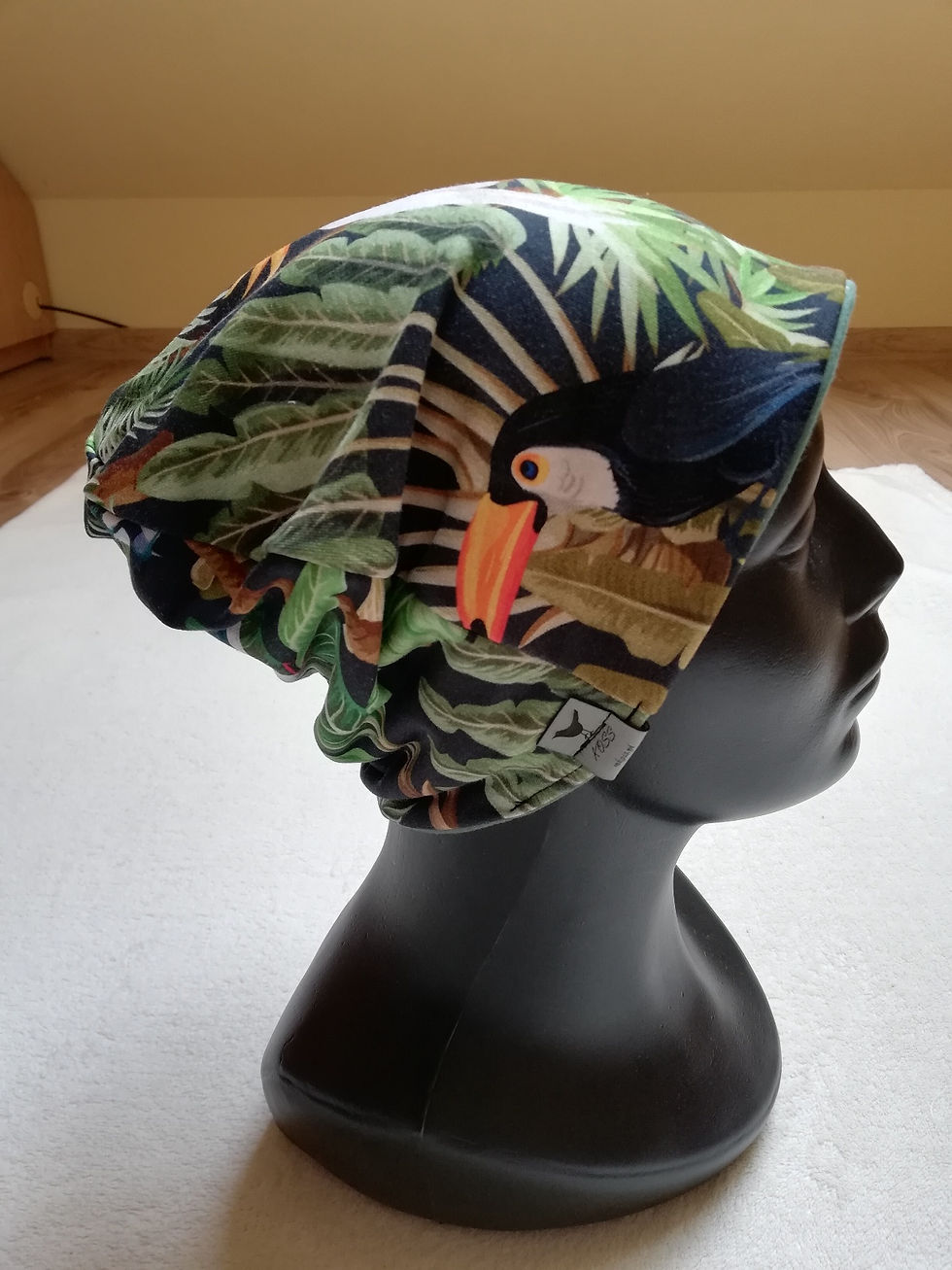 Czapka męska, damska, dziecko, dżungla tukany