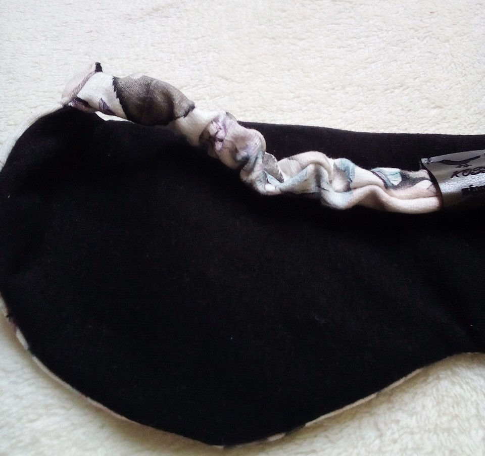 Miniatura: Opaska na oczy na noc z motywem kwiatowym