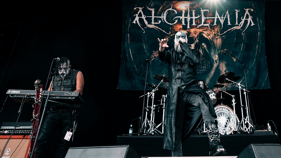 Wally D’Alessandro em ação com o Alchemia no Summer Breeze (ALE) | Foto: Faye Strässle