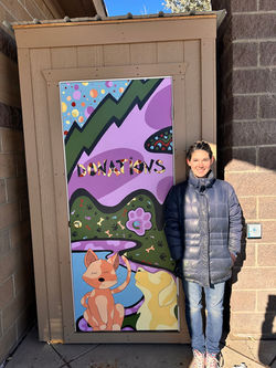 Animal Shelter Door Mural