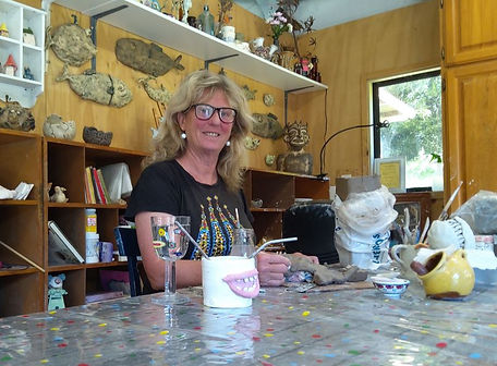 Sandra Mather is a passionate ceramic artist specialising in hand-building. "I would like my students to mainly have fun and take something home with them"