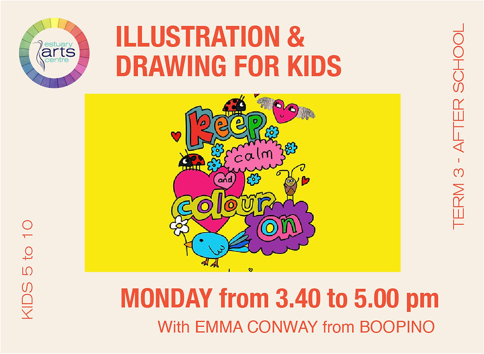 Illustration and drawing Class for Kids_mockup