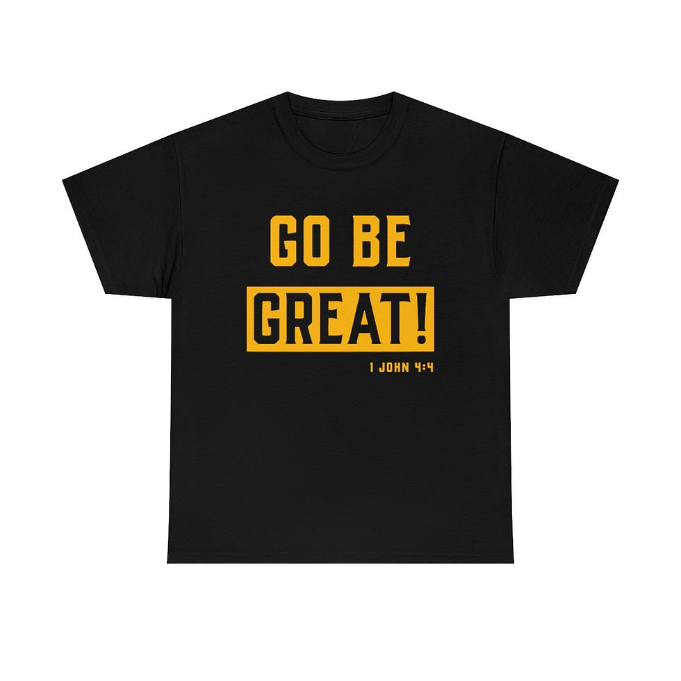 Thumbnail: Go Be Great Unisex Heavy Cotton Tee