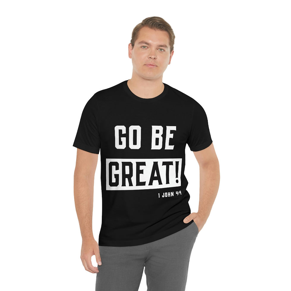 Thumbnail: Go Be Great! Unisex Jersey Short Sleeve Tee