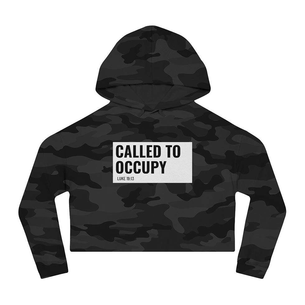 Called to Occupy Women’s Cropped Hooded Sweatshirt