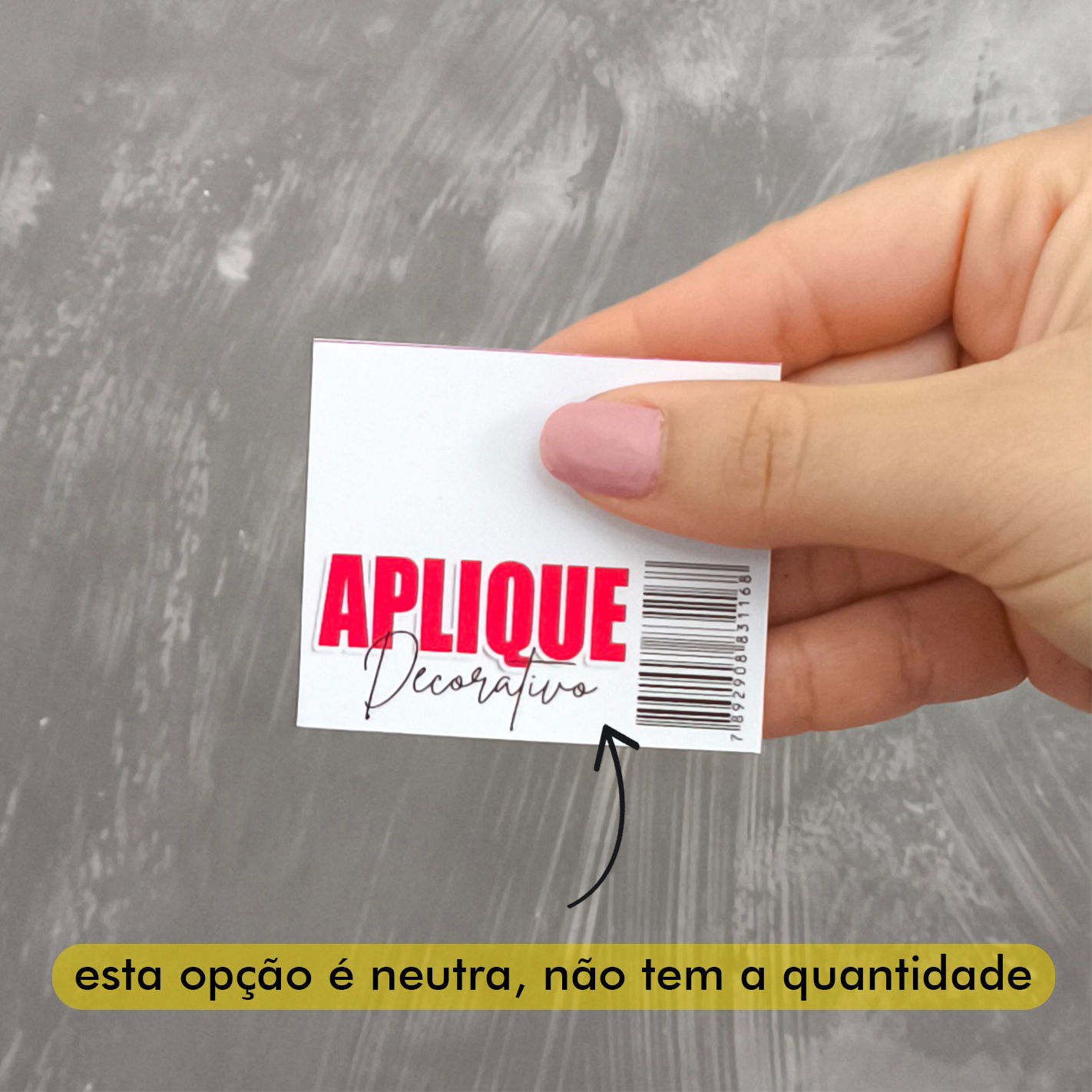 Lapela Aplique Decorativo - Tamanho 6x5 cm - 1000 unidades