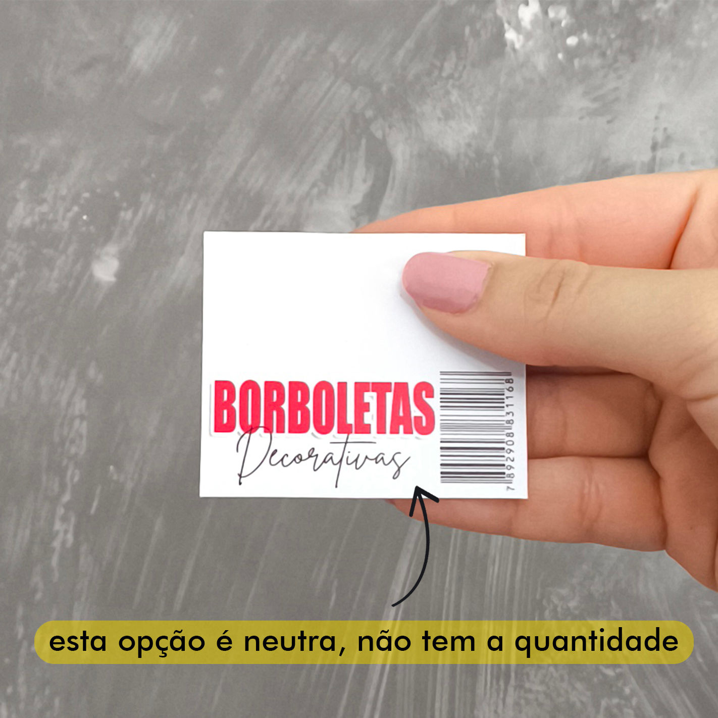 Lapela Borboletas Decorativas - Tamanho 6x5 cm - 1000 unidades