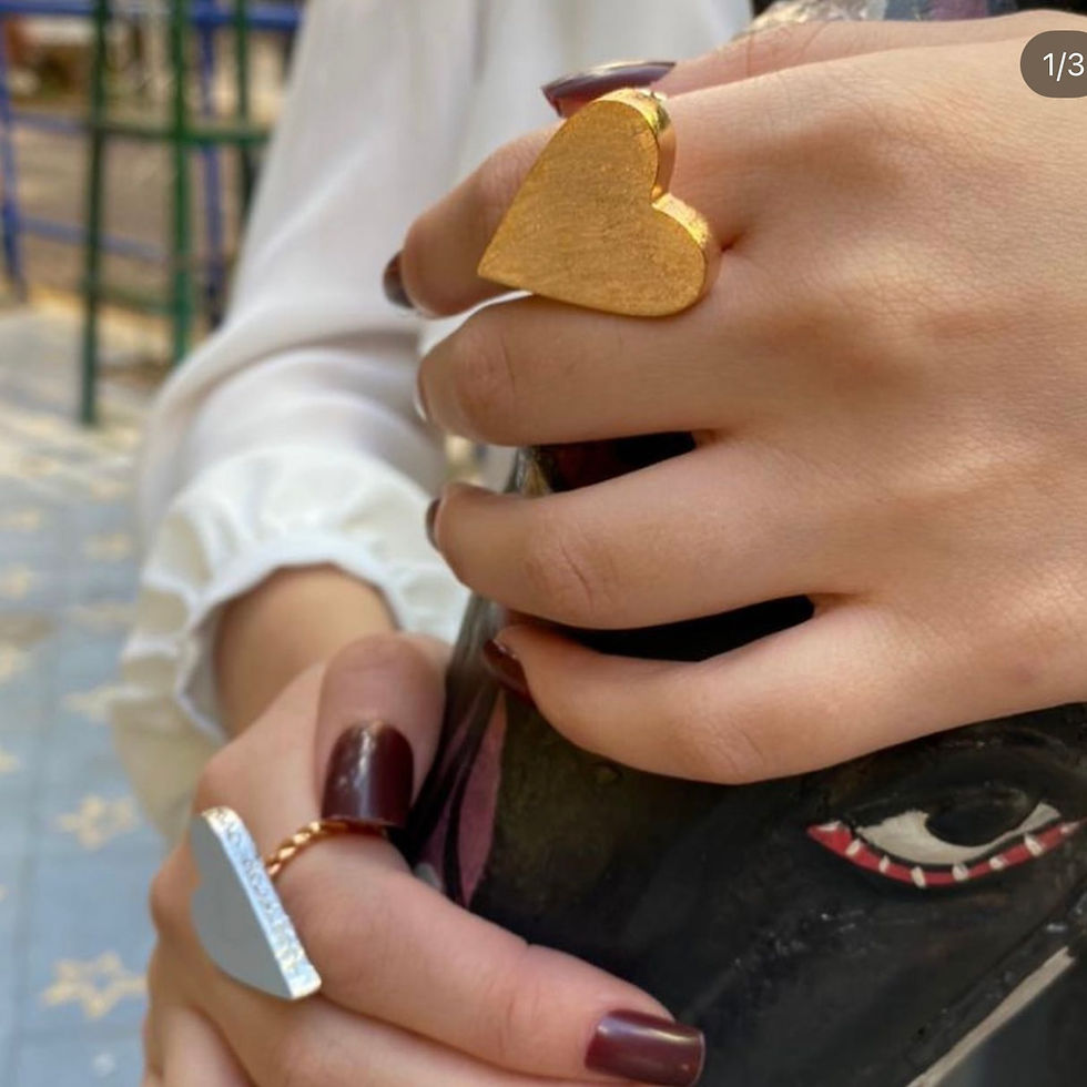 Miniatura: Anel Love Yourself Fosco Ródio Branco 