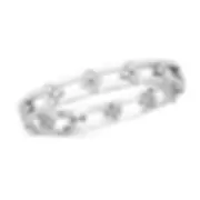 Bracelete Dubai Miracle Ródio Branco