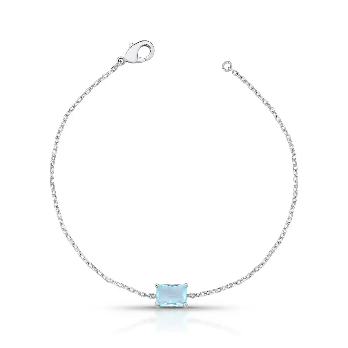 Pulseira Choice Topázio Ródio Branco