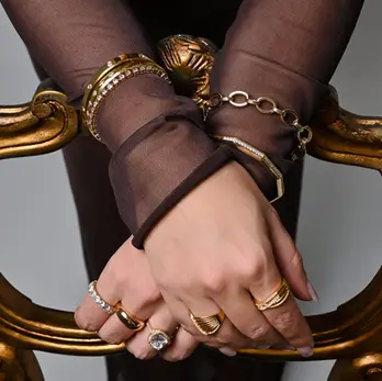 pulseira, anel, pulseira elo, pulseira escrava