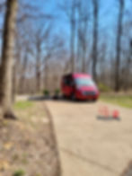 Ruby at Babler State Park campground