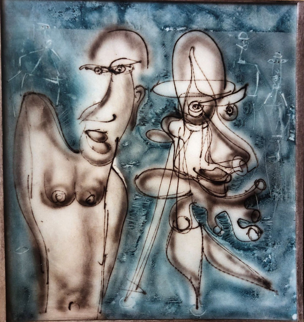 Hinterglasmalerei in Acryl 15