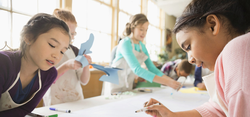 Bambini in Art Class