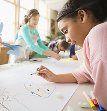 Kids in Art Class