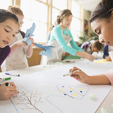 Children Doing Art