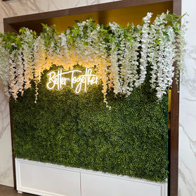 Small grass wall