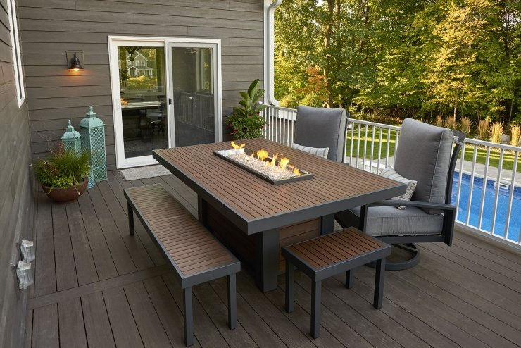 Kenwood Linear Dining Height Gas