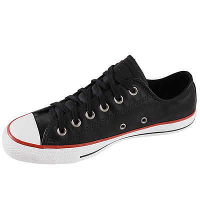 Thumbnail: All Star couro preto vermelho