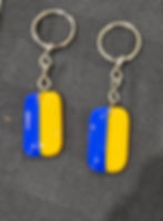 Thumbnail: Ukrainian flag keychain 