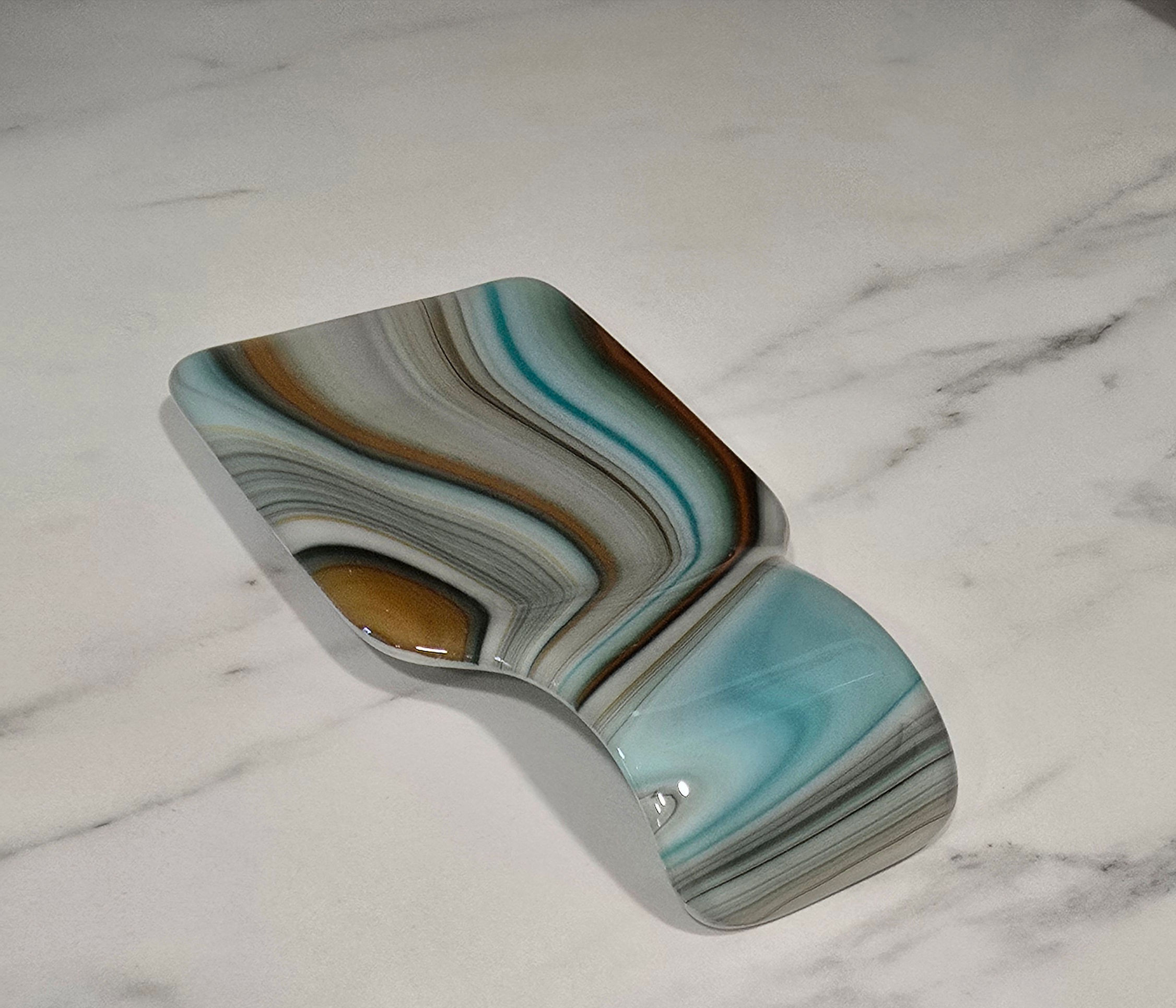 Fused Glass Spoon Rest