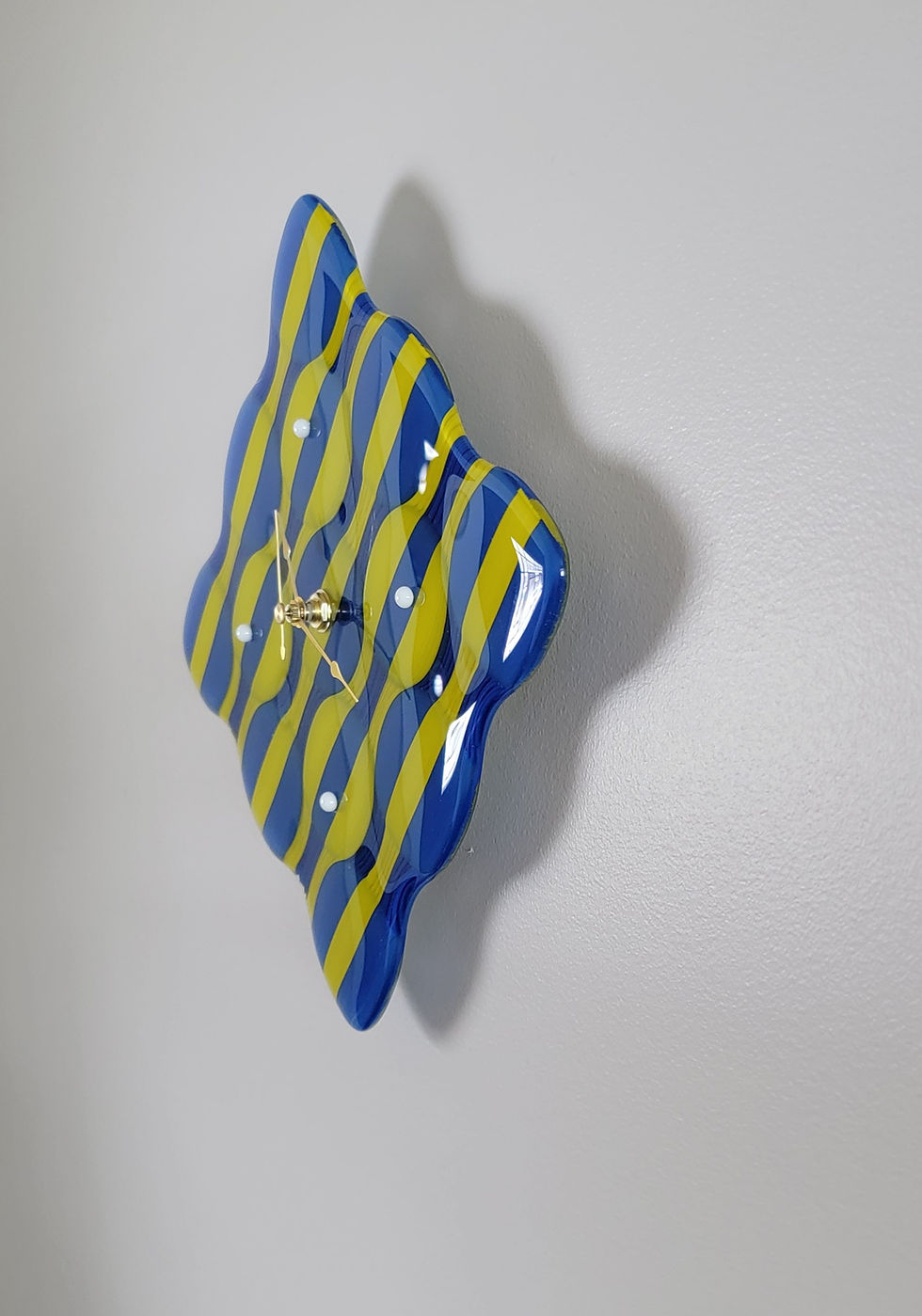 Thumbnail: Fused Glass Clock