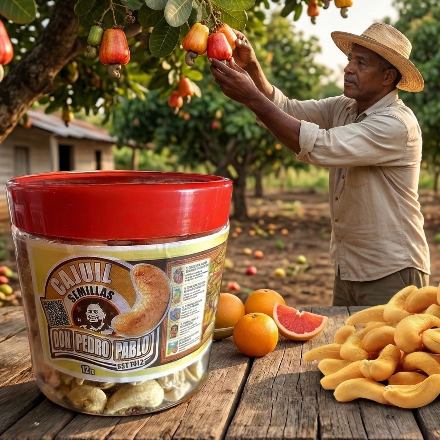 Cajuil semillas 100% Organica 12 oz Don Pedro Pablo