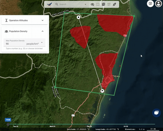 Smart Flight: Optimal, compliant BVLOS routes in seconds
