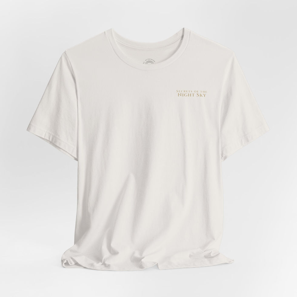 Thumbnail: Secrets of the Night Sky Tee Hanging View