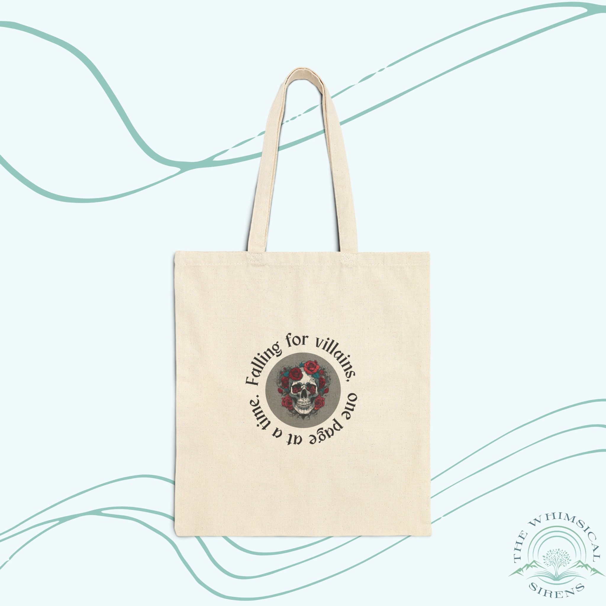 Falling for Villains Canvas Tote Bag