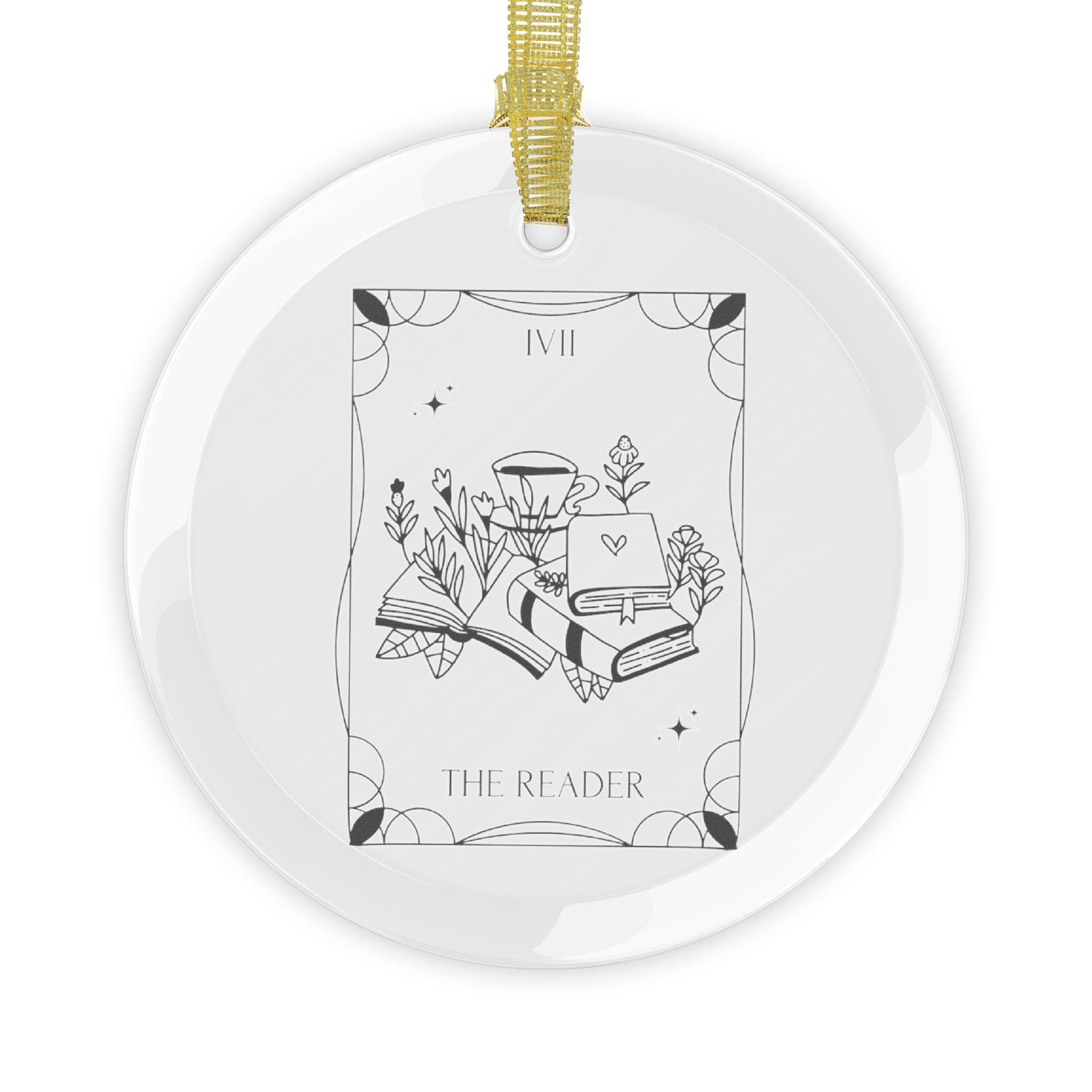 The Reader Glass Ornaments
