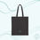 Thumbnail: Meet Me Book Bag Canvas Tote Black Back View