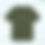 Thumbnail: Fictional Wanderlust Tee for Book Lovers with White Embroidered Thread Military Green Front View