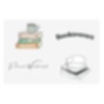 Booktrovert Sticker Pack front view of four stickers