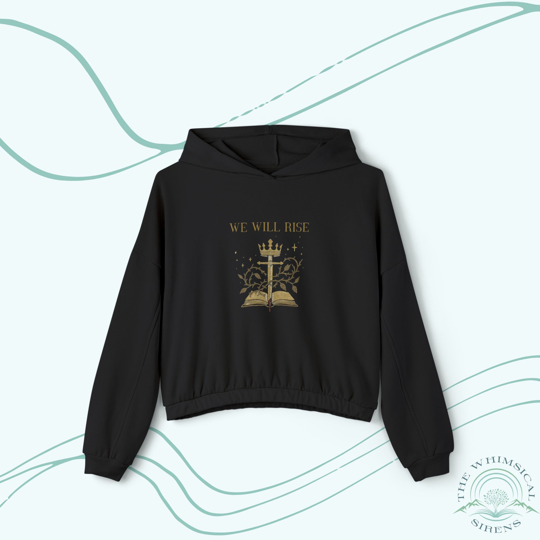 We Will Rise Cinched Bottom Hoodie