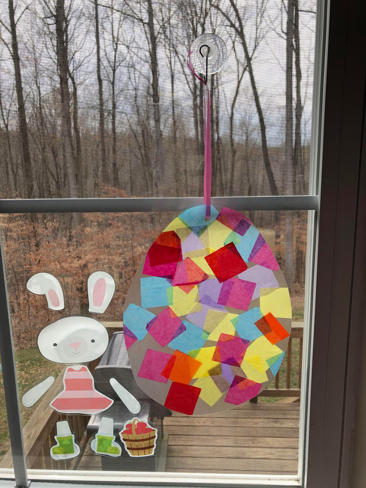 How to Make Easter Egg Suncatchers