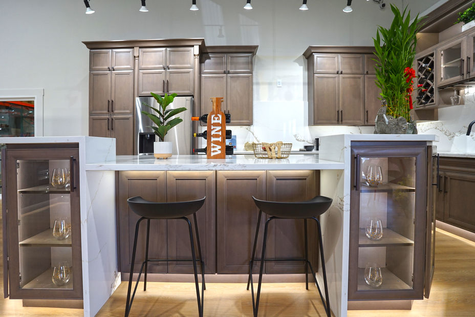 Sage Castle Kitchen Cabinet