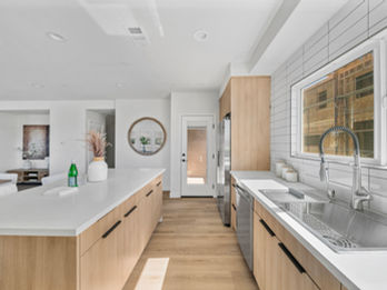 Stylish residence showcasing contemporary architectural elements.