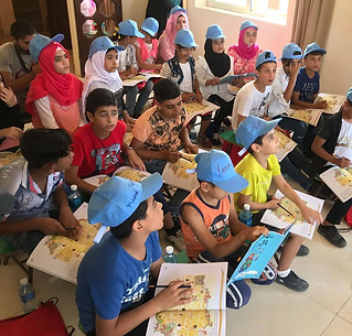 Workshop for Syrian children refugees