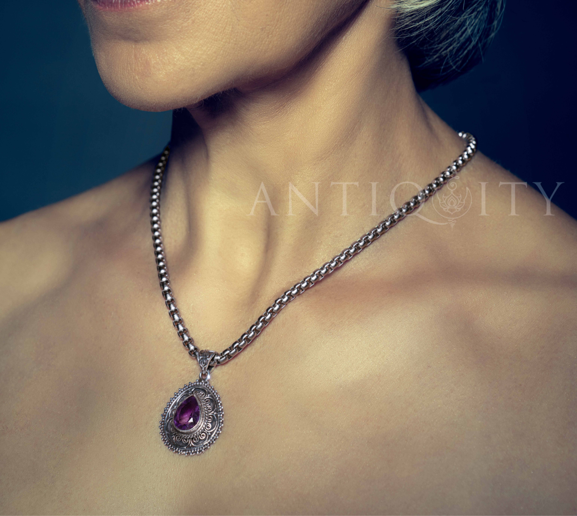 "Little Bella" I Amethyst in Sterling Silver by Antiquity Soul