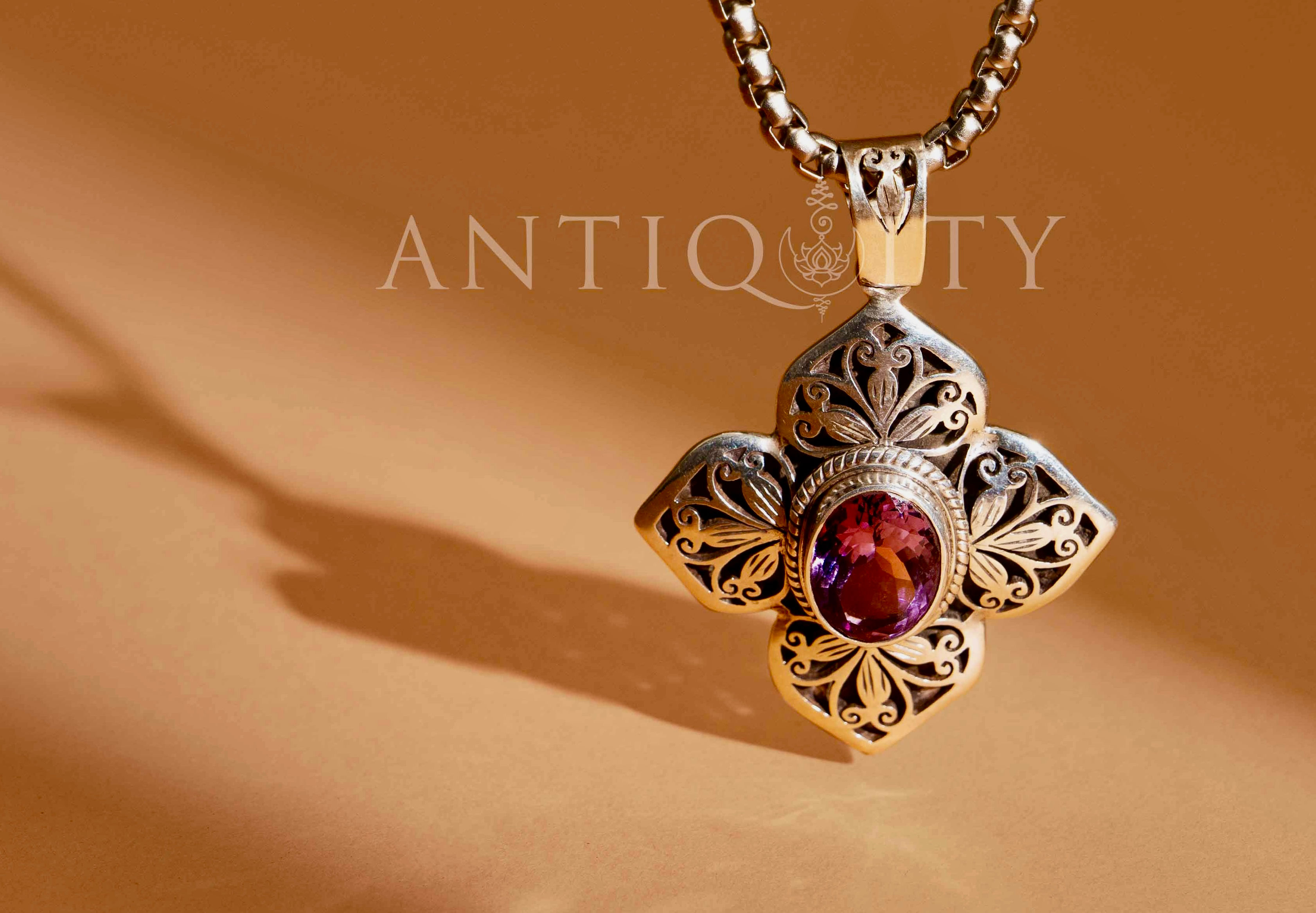 Flower Power I Amethyst in Pure Silver by ANTIQUITY UNITED