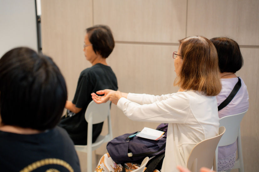 王卓坤醫師在講座中，帶大家從中醫角度認識情緒疾病。